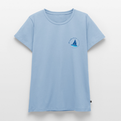 Küstenkurs - Damen Premium Bio T-Shirt - Hellblau