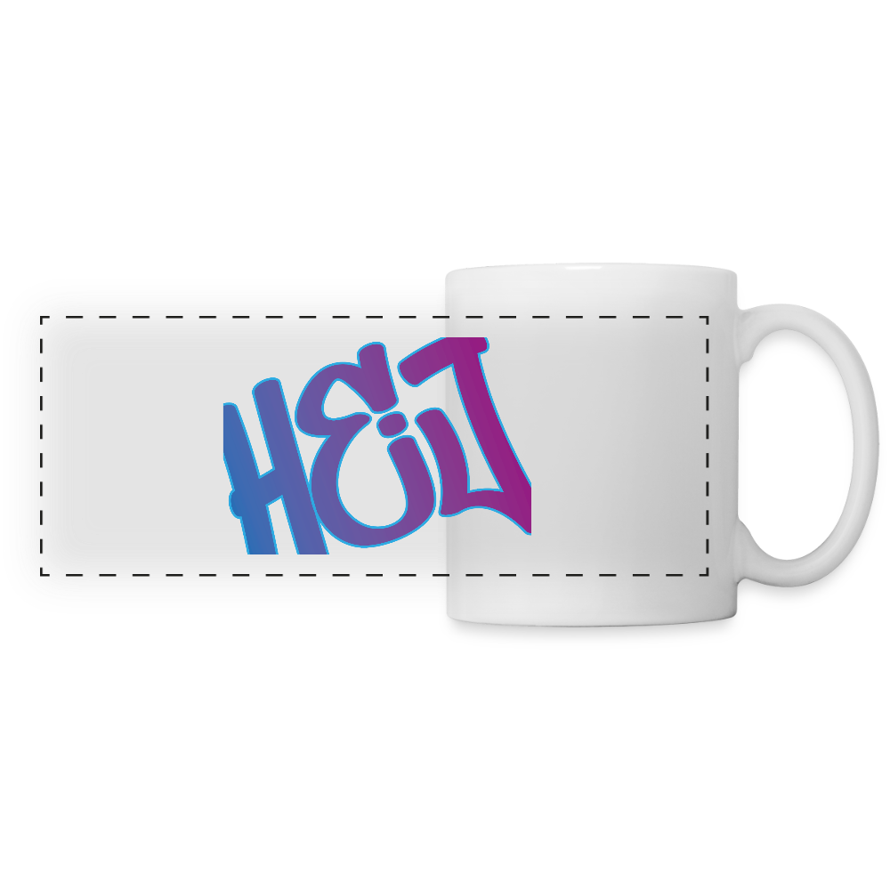 Panoramatasse - Hej - Weiß