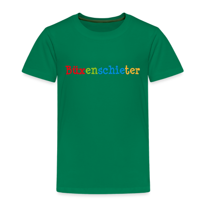 Kinder Premium T-Shirt - Büxenschieter - Kelly Green