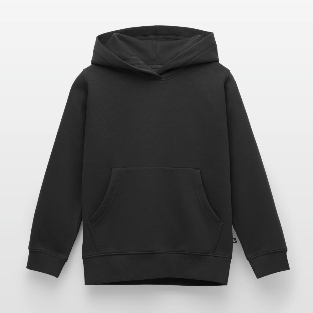 Kinder/Teenager Premium Hoodie "Hej" - Schwarz