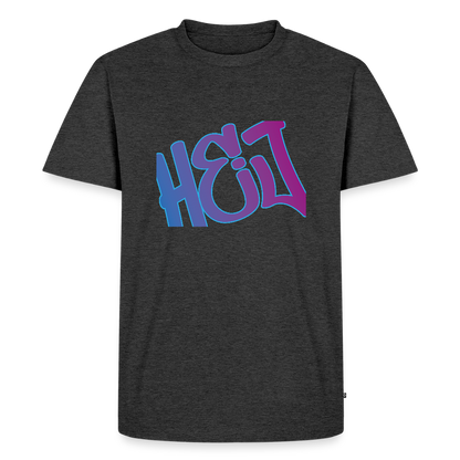 Herren Premium Bio T-Shirt - Hej - Anthrazit meliert