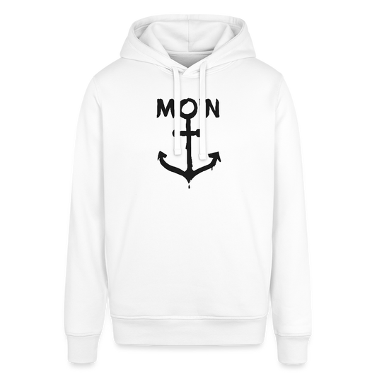 Unisex Bio-Hoodie - Moin Anker - Weiß