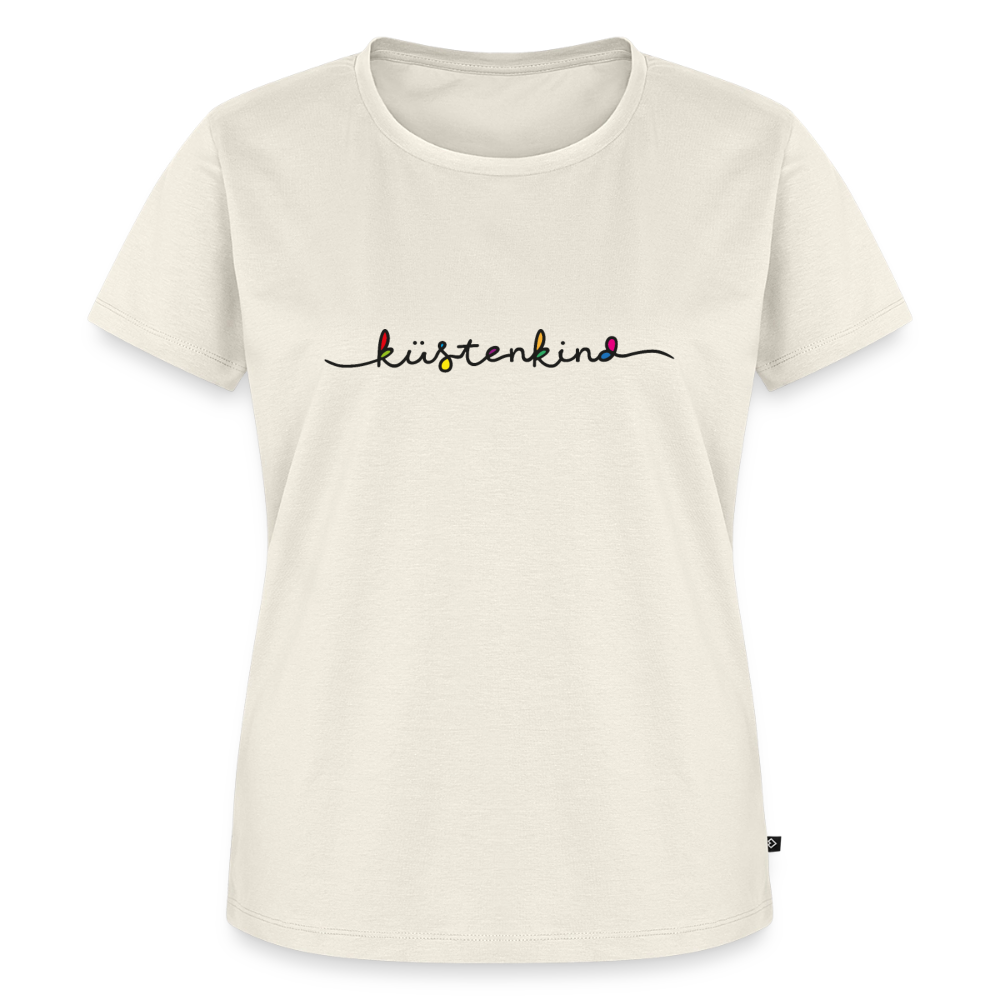 Damen Premium Bio T-Shirt - Küstenkind - Naturweiß