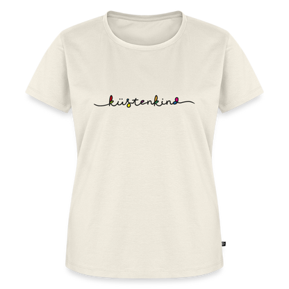 Damen Premium Bio T-Shirt - Küstenkind - Naturweiß