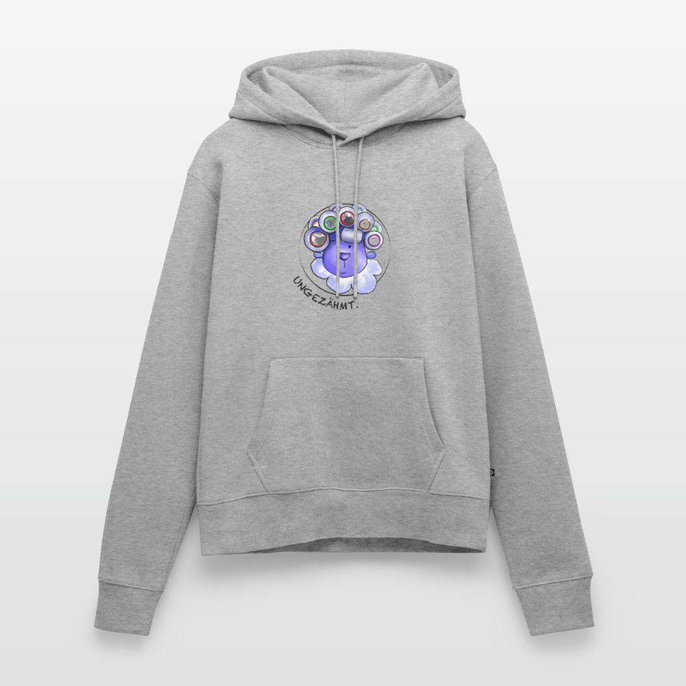 Damen Premium Hoodie - Schaf ungezähmt - Grau meliert