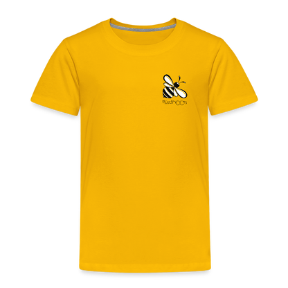 Kinder Premium T-Shirt - Plüschmoors - Sonnengelb