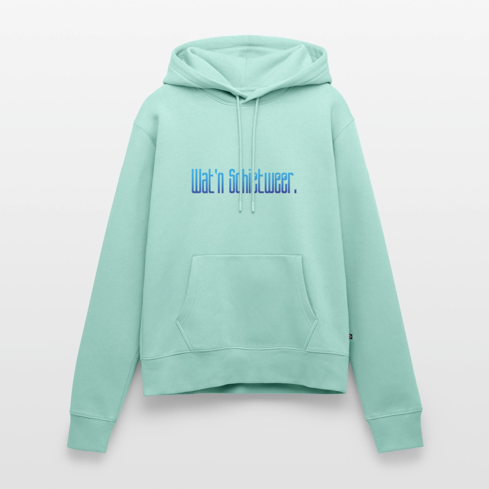 Damen Premium Hoodie - wat'n Schietweer - Mint 