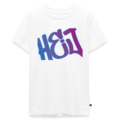 Teenager Premium T-Shirt "Hej" - Weiß