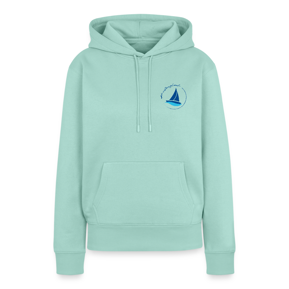 Damen Premium Hoodie - Küstenglück - Mint 