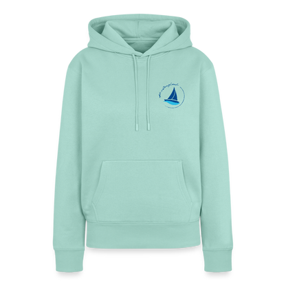 Damen Premium Hoodie - Küstenglück - Mint 