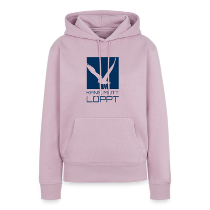 Damen Premium Hoodie - kann, mutt, löppt - Altrosa