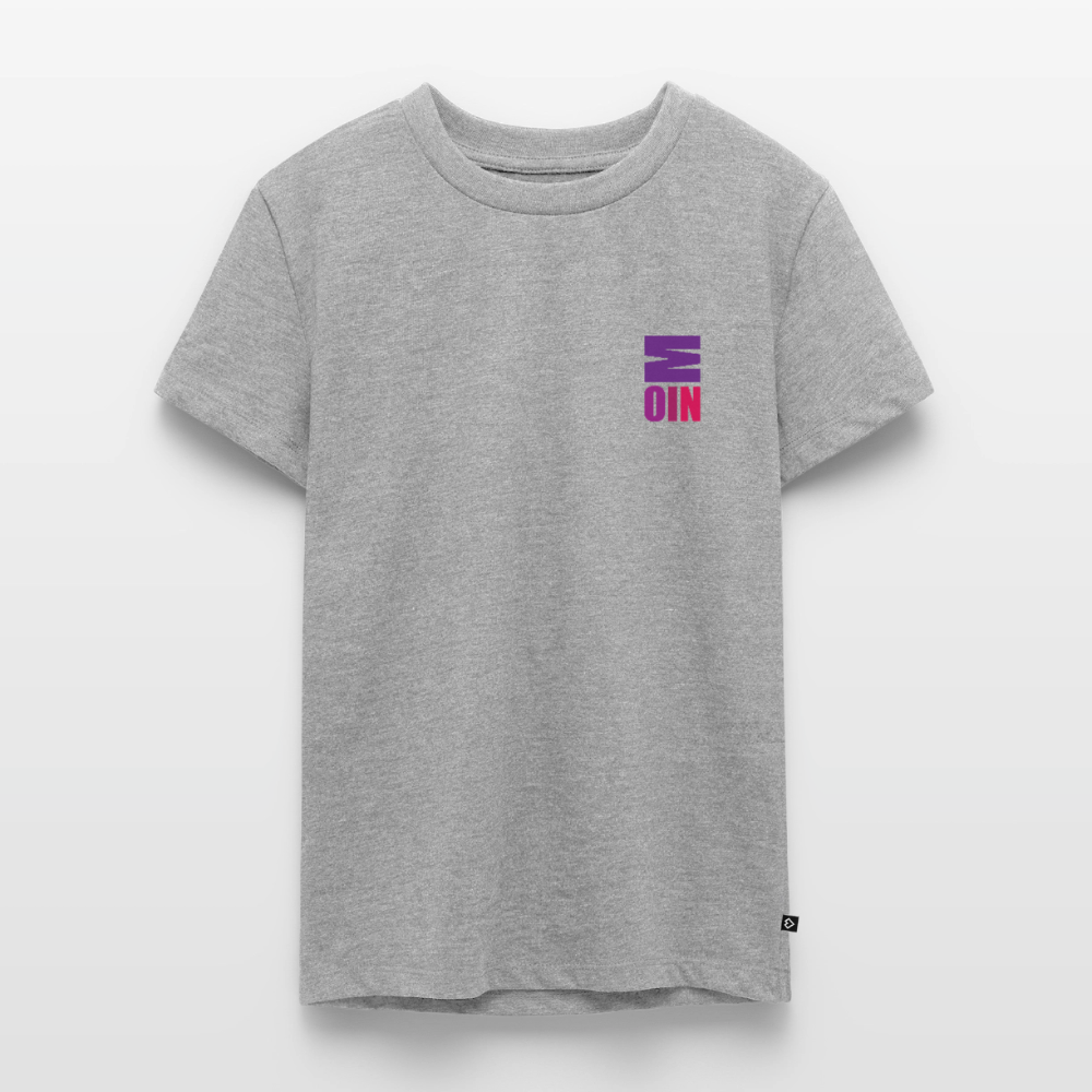 Teenager Premium T-Shirt "Moin" - Grau meliert