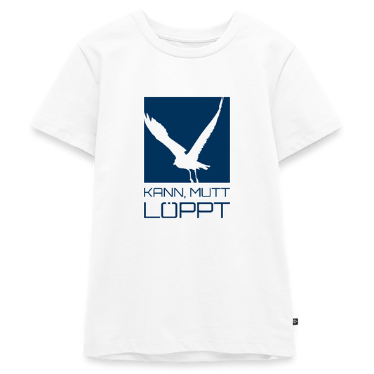 Teenager Premium T-Shirt - Kann, mutt, löppt - Weiß