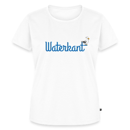Damen Premium Bio T-Shirt - Waterkant - Weiß