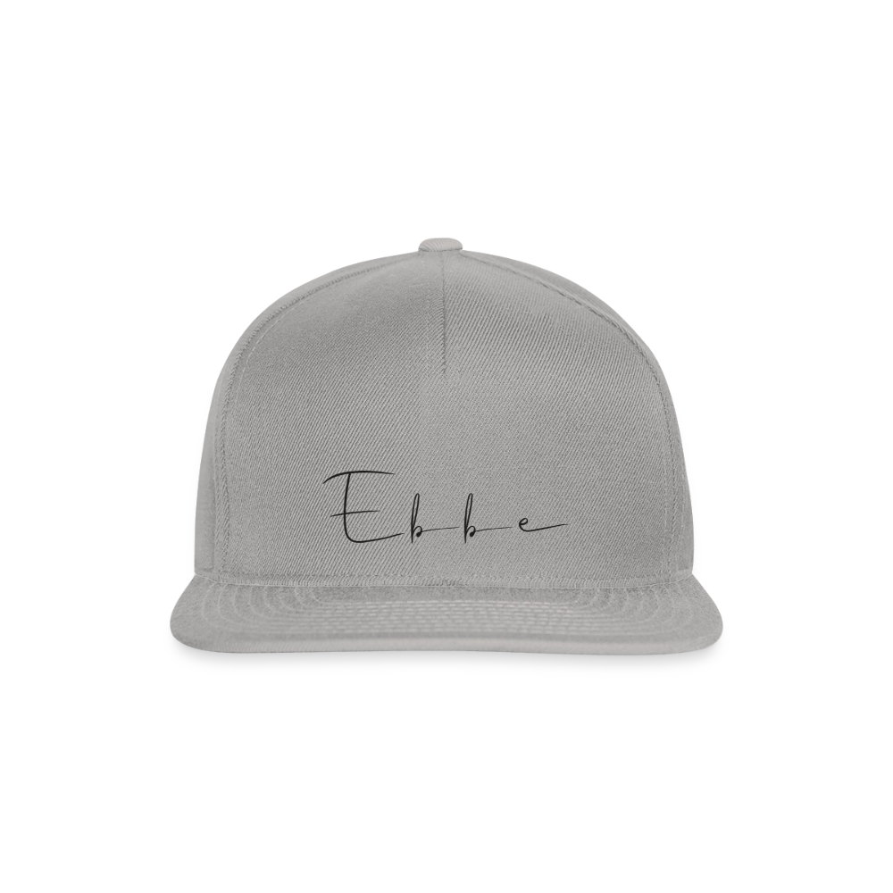 Ebbe - Snapback Cap - Graphit/Graphit