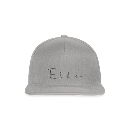 Ebbe - Snapback Cap - Graphit/Graphit