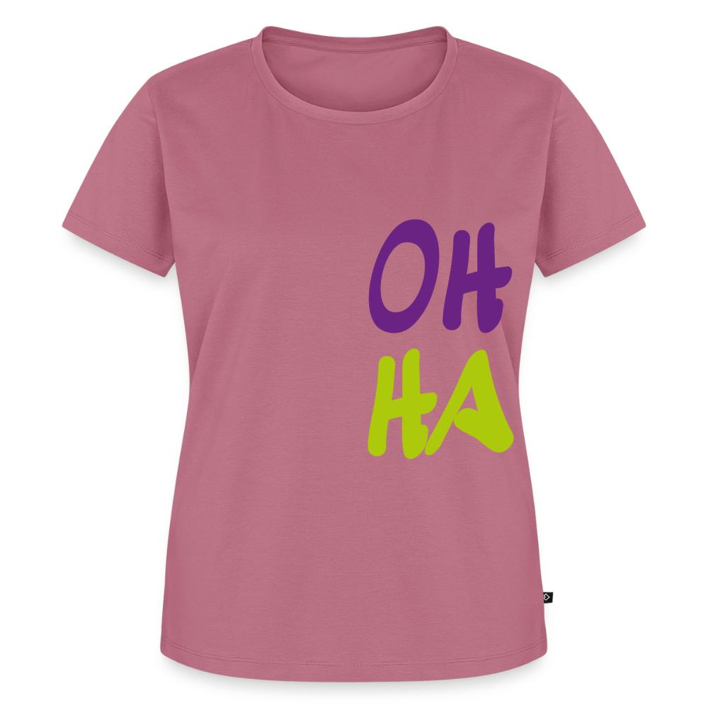 Damen Premium Bio T-Shirt - Oh ha - Mauve
