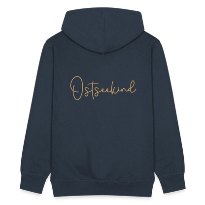 Männer Premium Kapuzenjacke - Ostseekind - Navy
