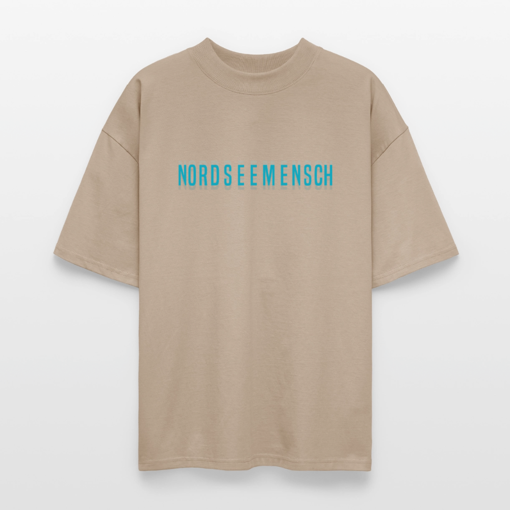 Nordseemensch - Unisex Oversize Bio T-Shirt - Steingrau