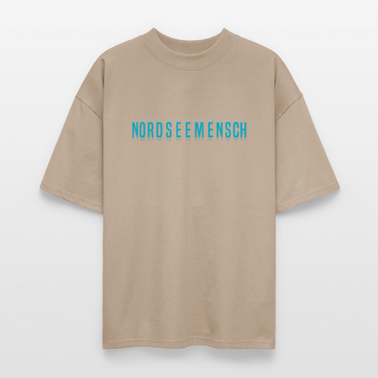 Nordseemensch - Unisex Oversize Bio T-Shirt - Steingrau