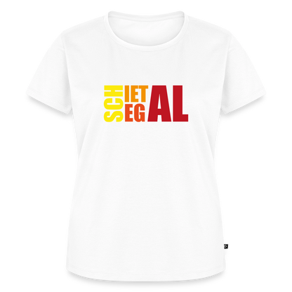 Damen Premium Bio T-Shirt - Schietegal - Weiß