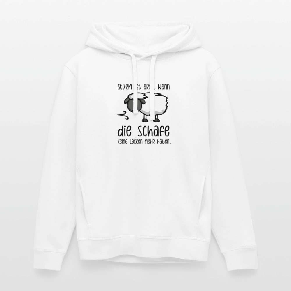 Unisex Bio-Hoodie - Schaf - Weiß