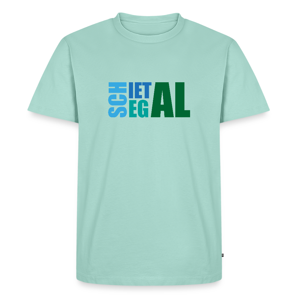 Herren Premium Bio T-Shirt - Schietegal - Mint 