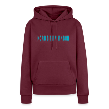Nordseemensch - Damen Premium Hoodie - Burgunderrot