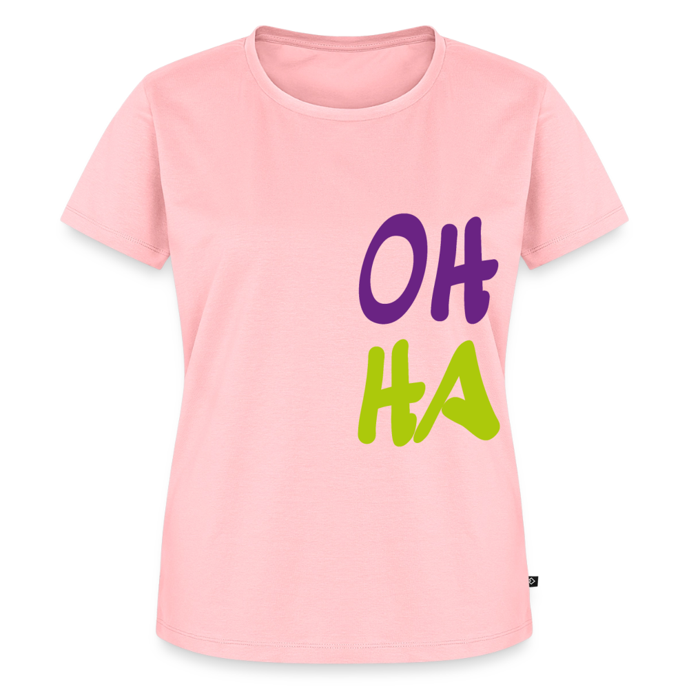 Damen Premium Bio T-Shirt - Oh ha - Rosa
