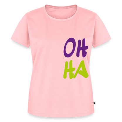 Damen Premium Bio T-Shirt - Oh ha - Rosa