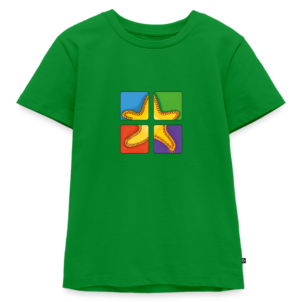 Kinder Premium T-Shirt - Seestern - Grün