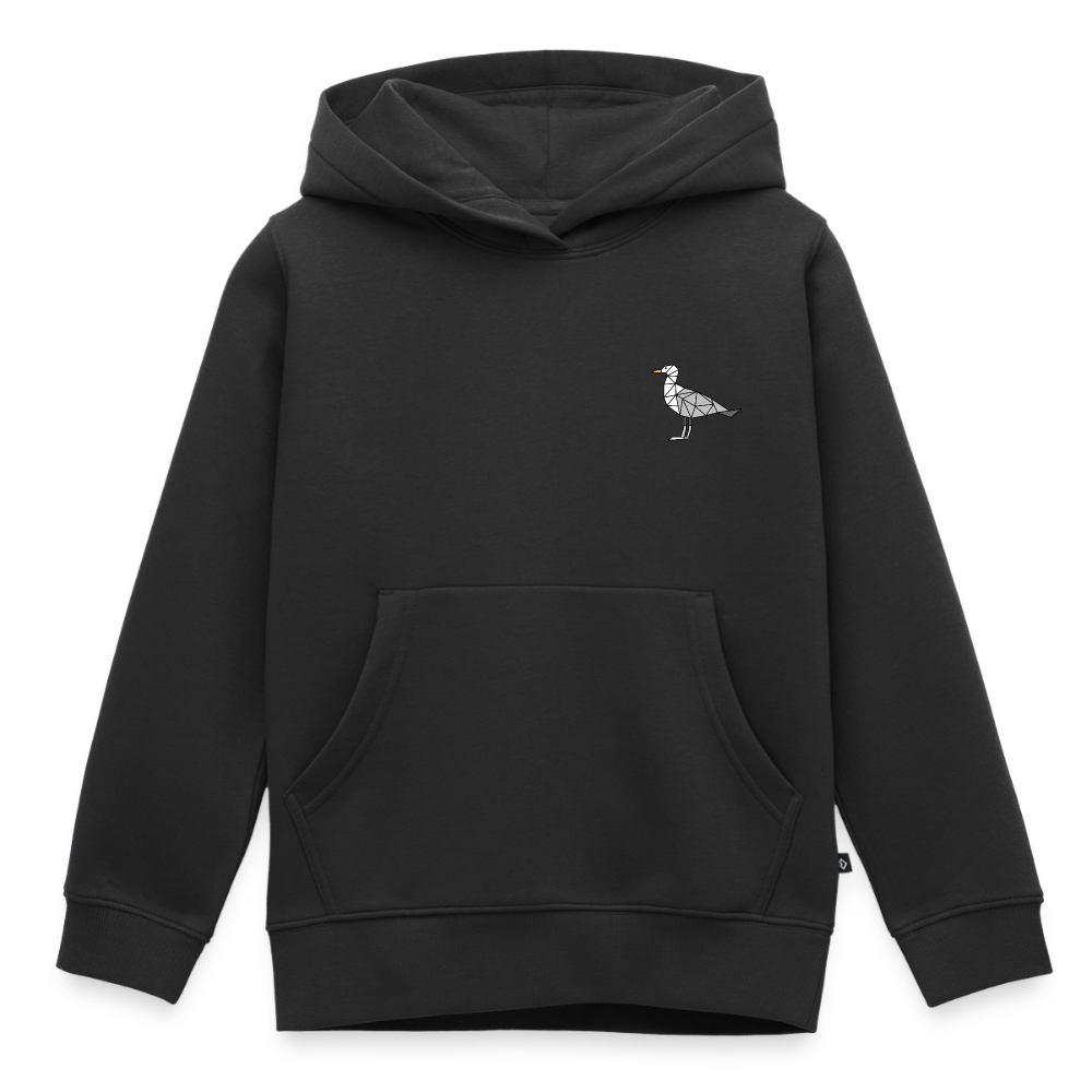 Möwe - Kinder Premium Hoodie - Schwarz