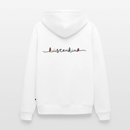 Herren Premium Kapuzenjacke - Küstenkind - Weiß