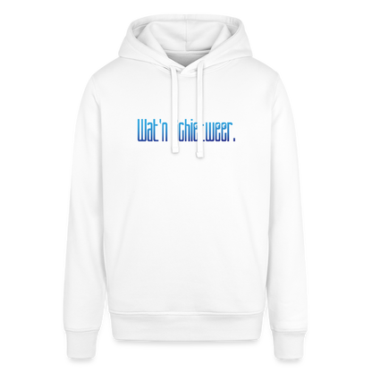 Unisex Bio-Hoodie - wat'n Schietweer - Weiß