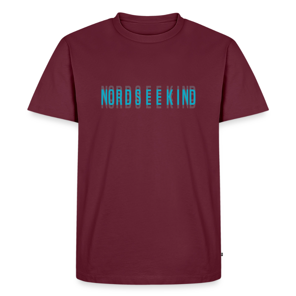 Nordseekind Herren Premium T-Shirt - Burgunderrot