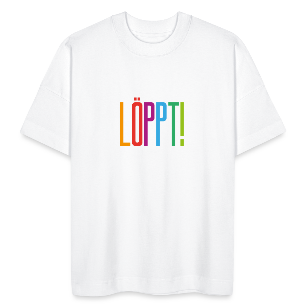 Unisex Oversize Bio-T-Shirt - Löppt! - Weiß