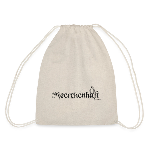 Meerchenhaft Turnbeutel - Natur