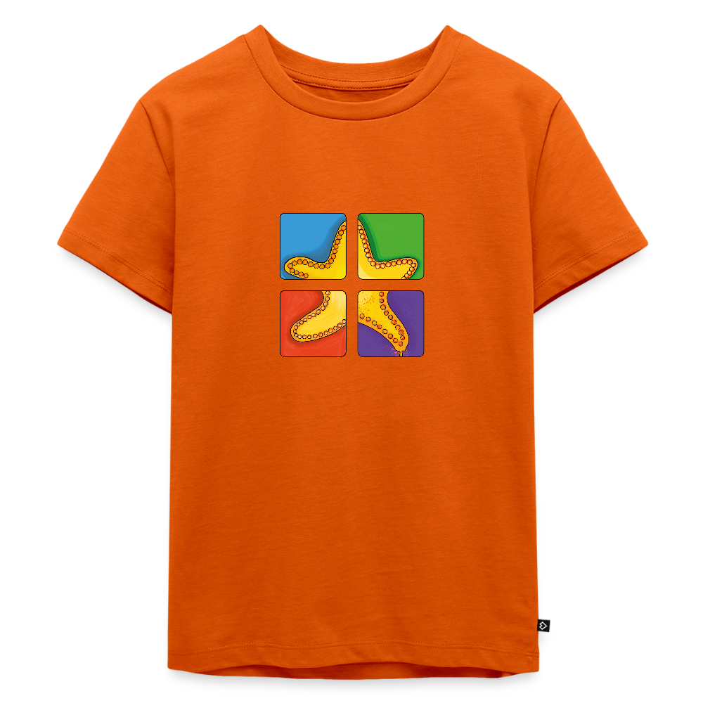Kinder Premium T-Shirt - Seestern - Orange 