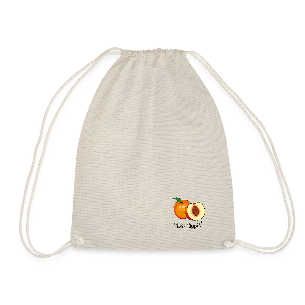 Turnbeutel - Plüschappel - Natur