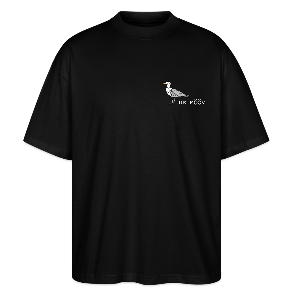 Unisex Oversize Bio-T-Shirt - de Mööv (weiss) - Schwarz