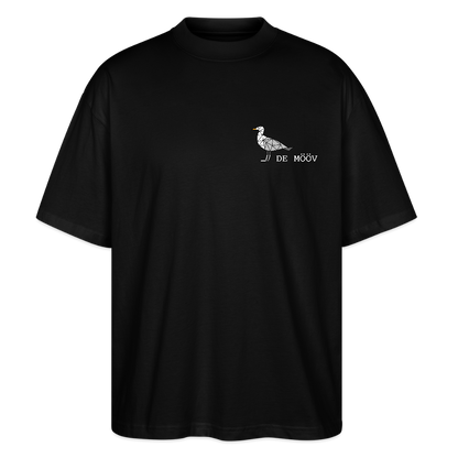 Unisex Oversize Bio-T-Shirt - de Mööv (weiss) - Schwarz