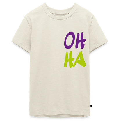Teenager Premium T-Shirt "Oh ha" - Naturweiß