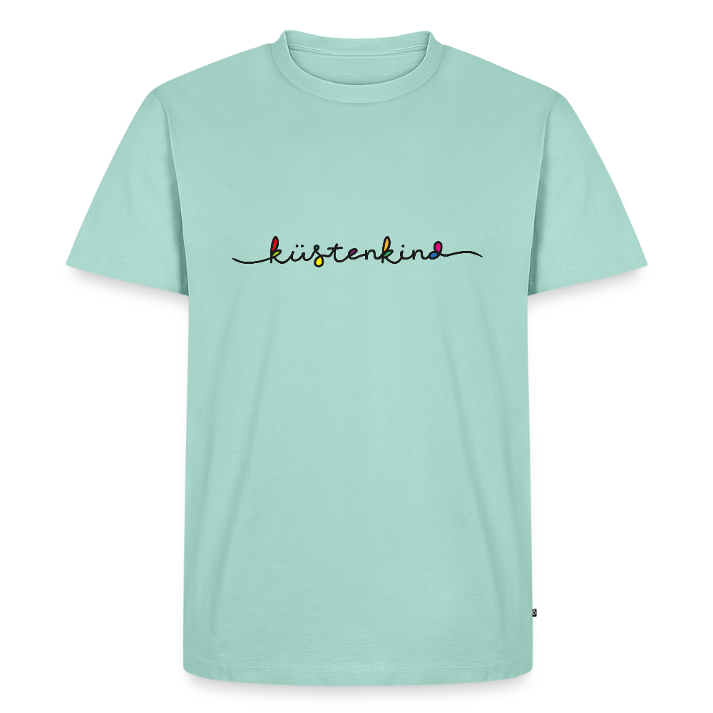 Herren Premium Bio T-Shirt - Küstenkind - Mint 
