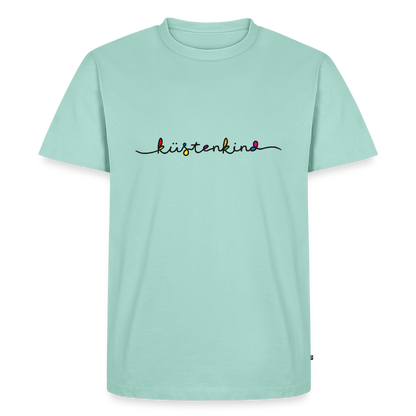 Herren Premium Bio T-Shirt - Küstenkind - Mint 