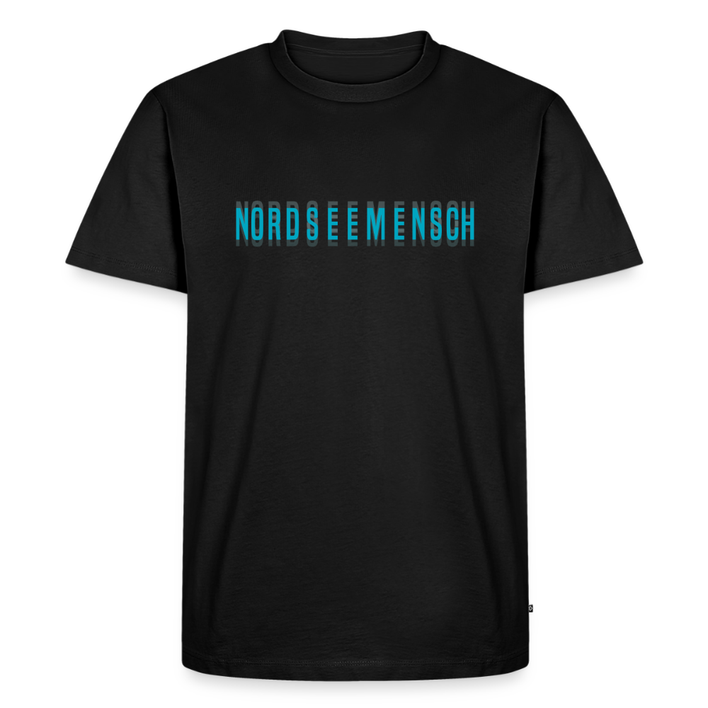Nordseemensch - Herren Premium T-Shirt - Schwarz