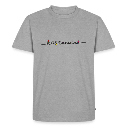 Küstenwind - Herren Premium Bio T-Shirt - Grau meliert