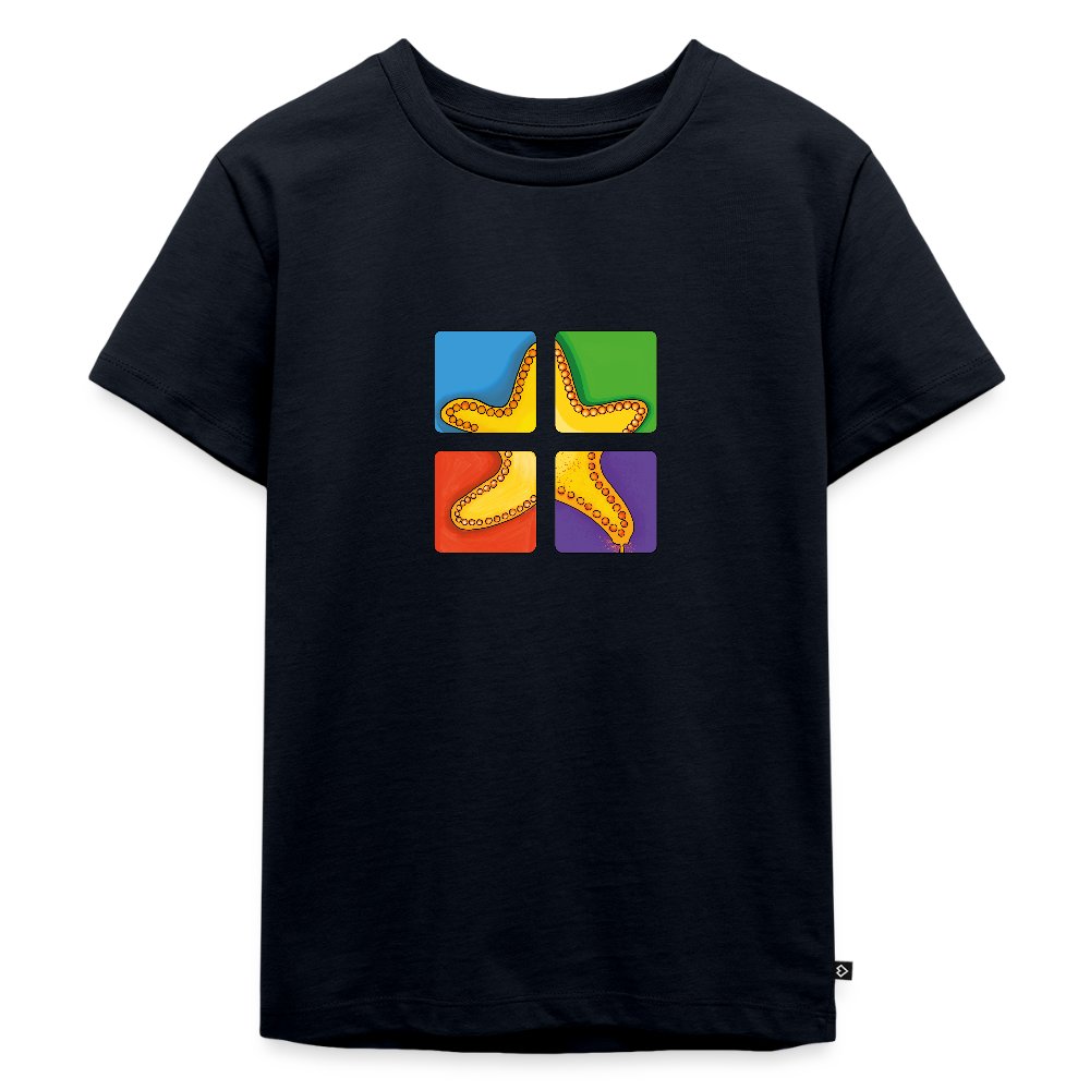 Kinder Premium T-Shirt - Seestern - Navy