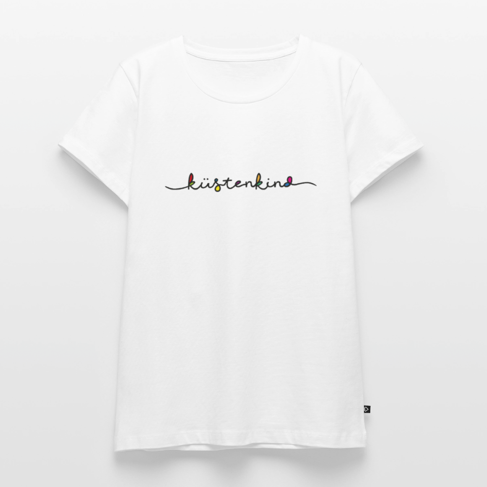 Damen Premium Bio T-Shirt - Küstenkind - Weiß