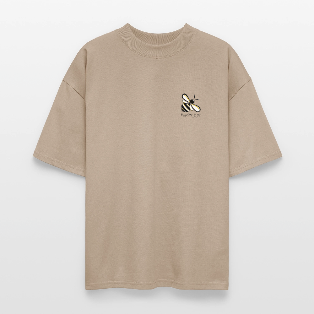 Unisex Oversize Bio-T-Shirt - Plüschmoors - Steingrau