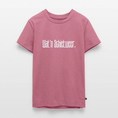 Teenager Premium T-Shirt - wat'n Schietweer (weiss) - Mauve